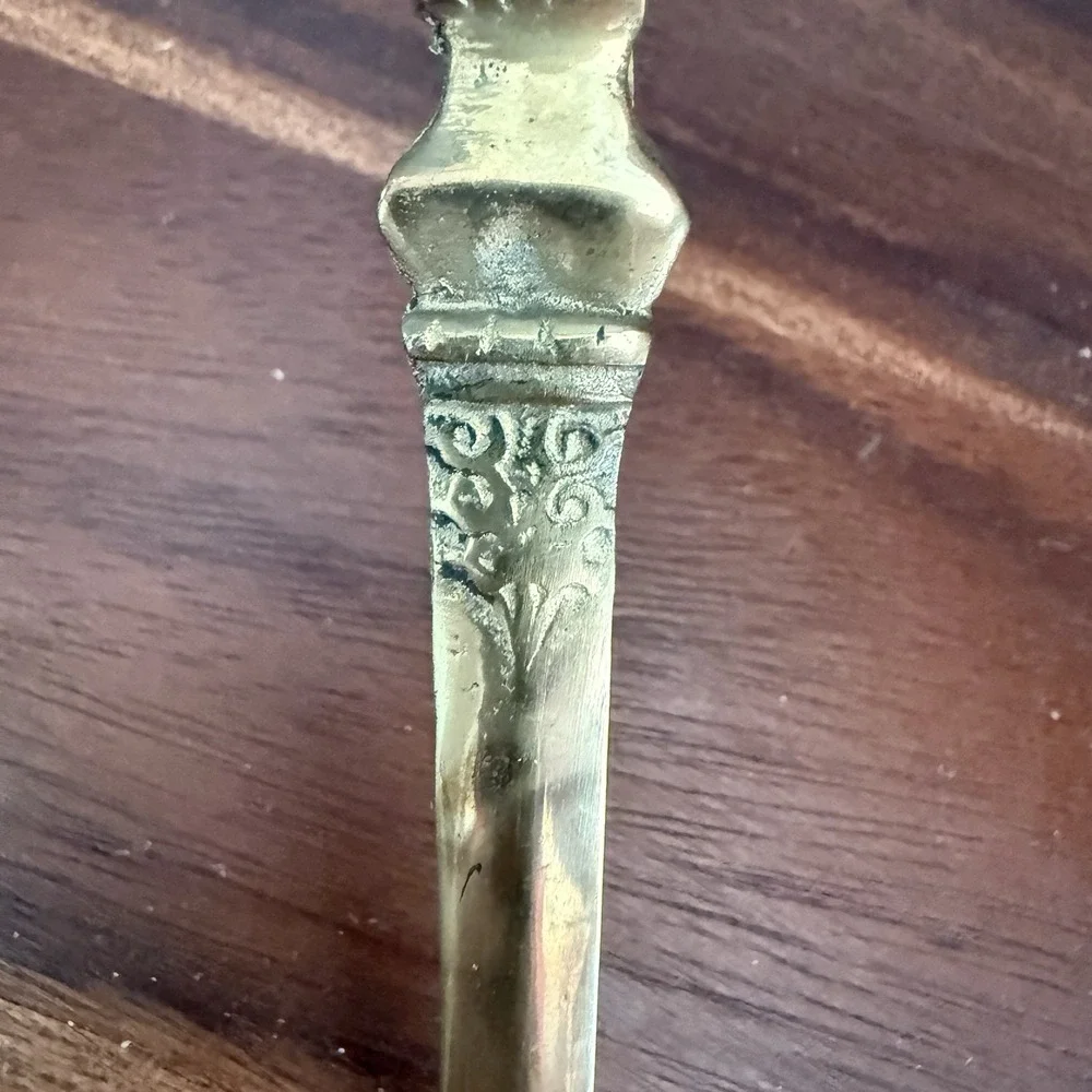 Vintage Brass Horse Letter Opener Figural Desk Accessory 6.75